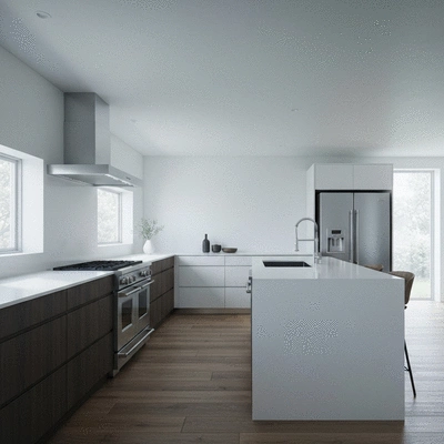 Smart kitchen appliances with a smartphone controlling them