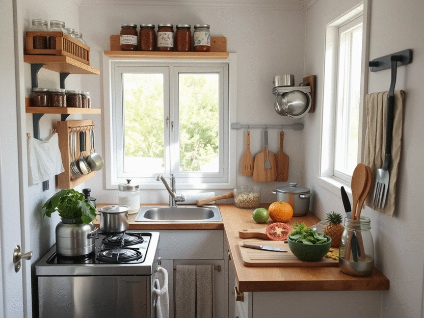 Compact cooking tips for tiny homes