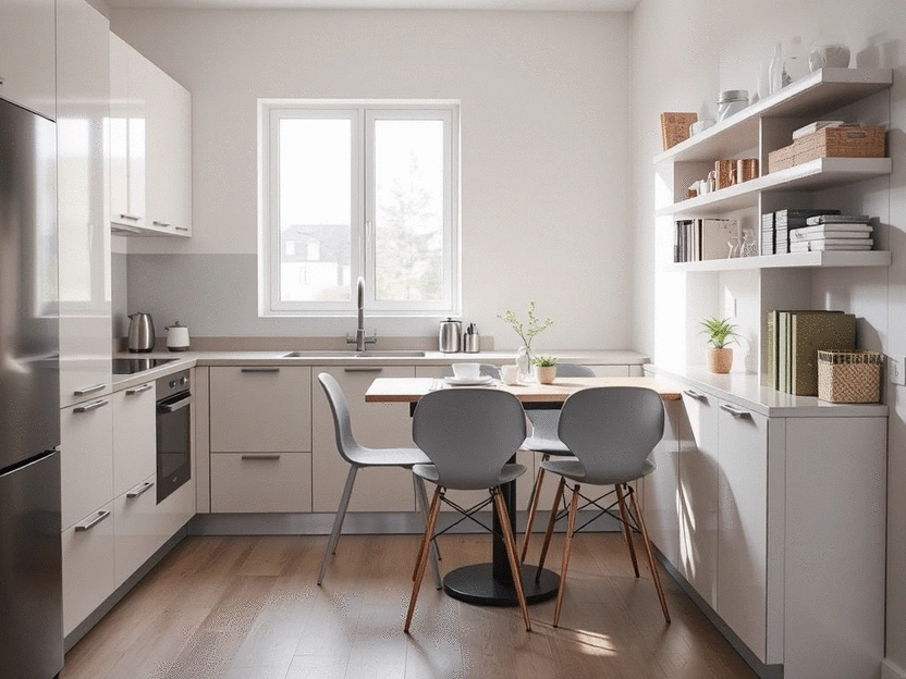 Space-saving kitchen setup ideas